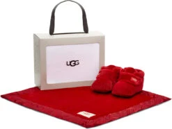 UGG Infants Bixbee And Lovey Blanket 7 UGG Infants Bixbee And Lovey Blanket -Ugg ugg childrens infants bixbee lovey blanket samba red 1094823i sbr 88498.1661585966