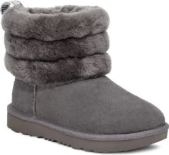 UGG Kids Fluff Mini Quilted 7 UGG Kids Fluff Mini Quilted -Ugg ugg kids fluff mini quilted charcoal 1103612k chrc 75726.1603813196