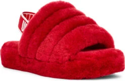 UGG Kids Fluff Yeah Slide -Ugg ugg kids fluff yeah slide ribbon red 1098494k rbrd 51555.1647038453