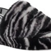 UGG Kids Fluff Yeah Slide Zebra 1 UGG Kids Fluff Yeah Slide Zebra -Ugg ugg kids fluff yeah slide zebra black white 1116156k bwht 32553.1598917532.600.600