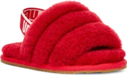 UGG Toddlers Fluff Yeah Slide 20 UGG Toddlers Fluff Yeah Slide -Ugg ugg toddlers fluff yeah slide ribbon red 1098579t rbrd 86525.1651776272