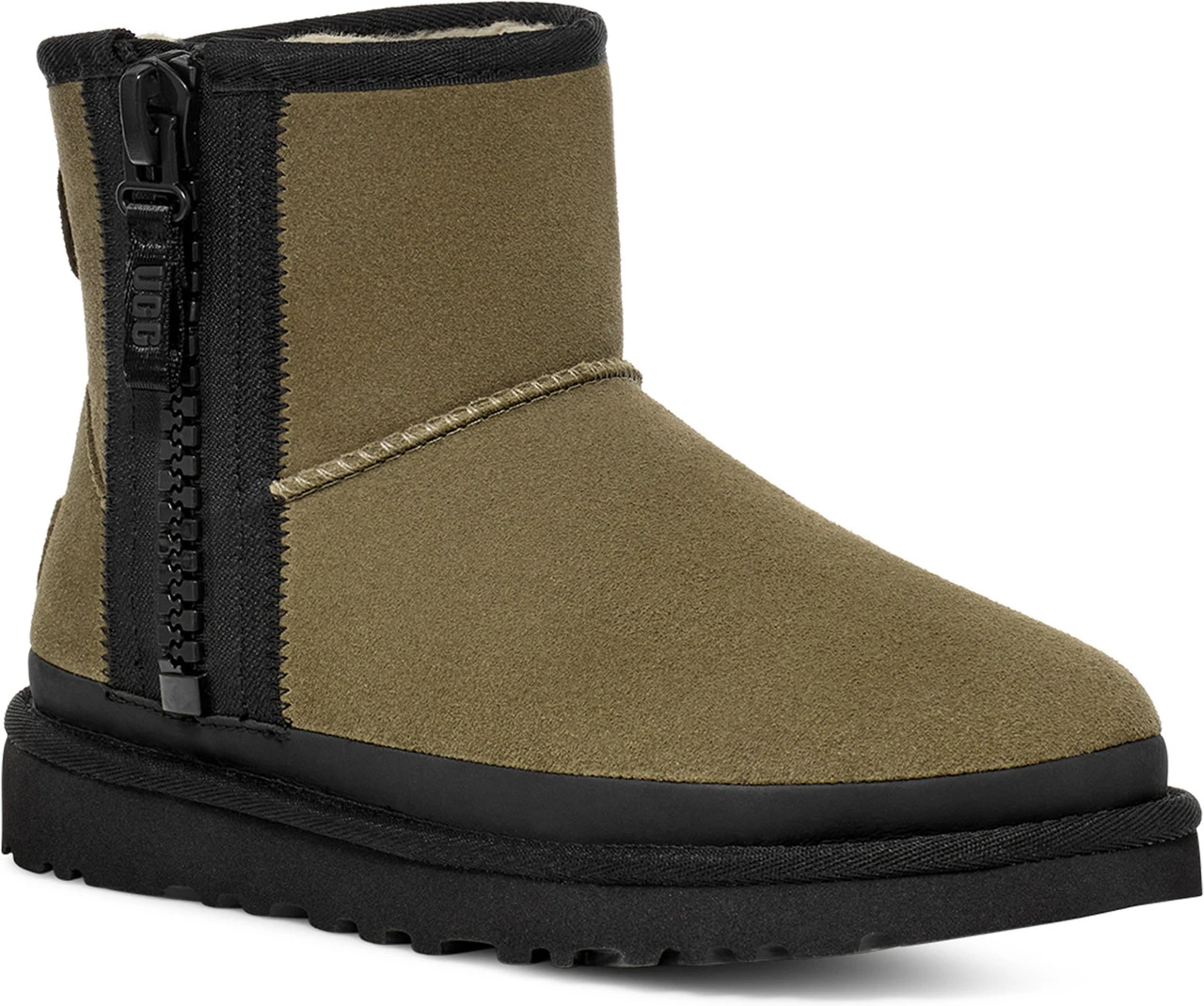 UGG Women's Classic Mini Zipper Tape Logo 3 UGG Women's Classic Mini Zipper Tape Logo