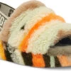 UGG Women's Fluff Yeah Slide Cali Collage -Ugg ugg womens fluff yeah slide cali collage olive 1118164 olv 85497.1620432827
